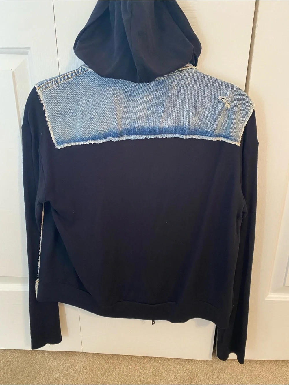Bailey 44 Women's Two-Tone Denim & Black Jacket - Picture 3 of 6